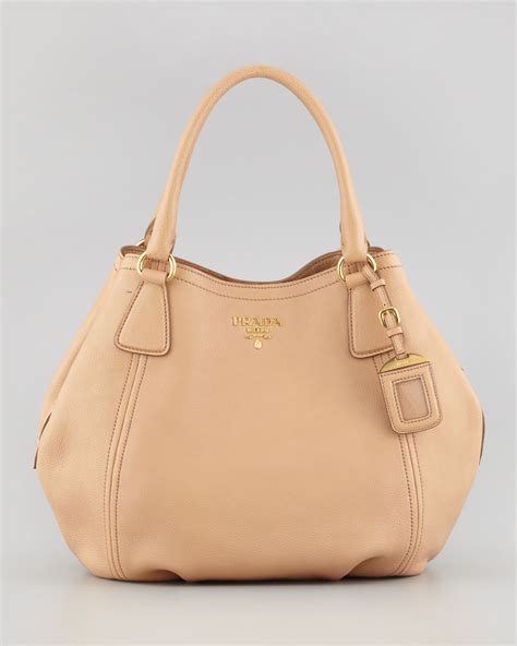 beige PRADA Women Handbags 